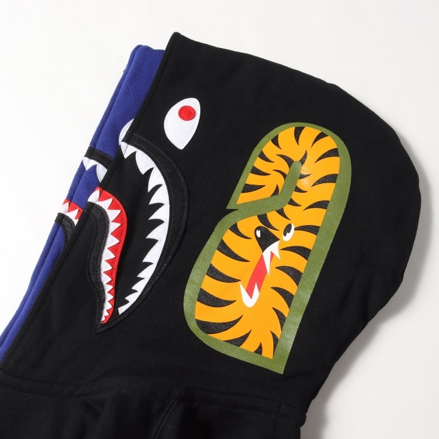 A BATHING APE ア ベイシング エイプ パーカー ダブルフード シャーク