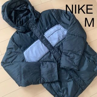 ナイキ(NIKE)のNIKE  ナイキ　men's ダウンジャケット　M  黒✖️グレー(ダウンジャケット)