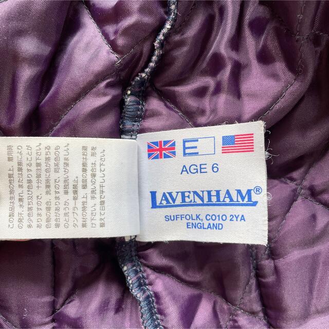 LAVENHAM(ラベンハム)のラベンハム LAVENHAM キルティングコート キッズ AGE6 120 キッズ/ベビー/マタニティのキッズ服女の子用(90cm~)(ジャケット/上着)の商品写真