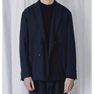 COMOLI(コモリ) ウールナイロンWブレストジャケット NAVY サイズ1-