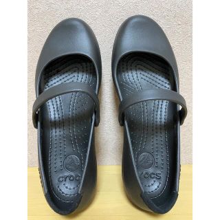 クロックス(crocs)のクロックス　アリスワーク　w8 黒色(ハイヒール/パンプス)