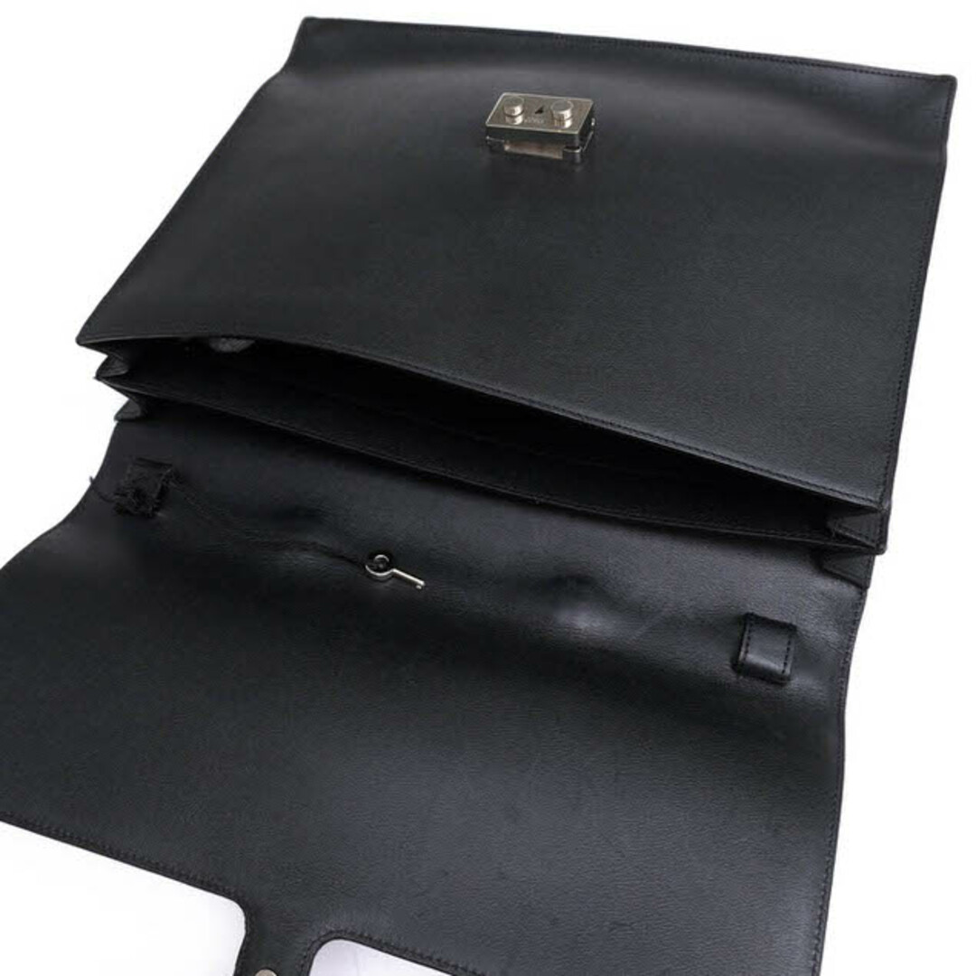 ロエベ／LOEWE バッグ ブリーフケース ビジネスバッグ 鞄 ビジネス メンズ 男性 男性用レザー 革 本革 ブラック 黒 フラップ式