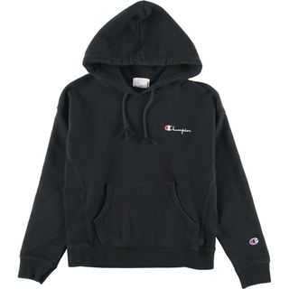 チャンピオン(Champion)の古着 チャンピオン Champion リバースウィーブ 復刻 単色タグ スウェットプルオーバーパーカー レディースM /eaa225918(トレーナー/スウェット)