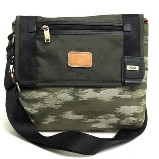 TUMI トゥミ  Beale Mini Messenger bag ショルダーバッグ 22371SPH   バリスティックナイロン レザー グリーン系 ブラック シルバー金具 クロスボディ メッセンジャーバッグ 【本物保証】