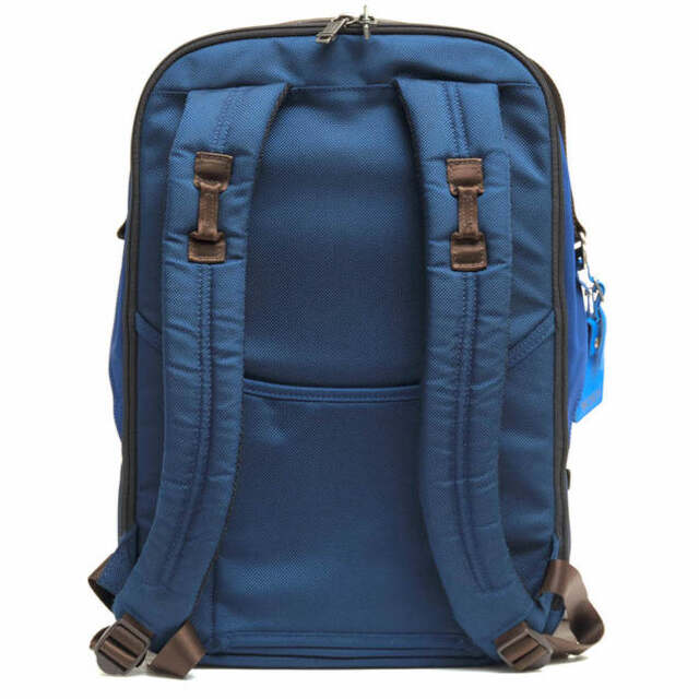 TUMI(トゥミ)のトゥミ／TUMI リュック バッグ バックパック メンズ 男性 男性用ナイロン レザー 革 本革 ブルー 青  22385BLCH ALPHA BRAVO Cannon Backpack メンズのバッグ(バッグパック/リュック)の商品写真