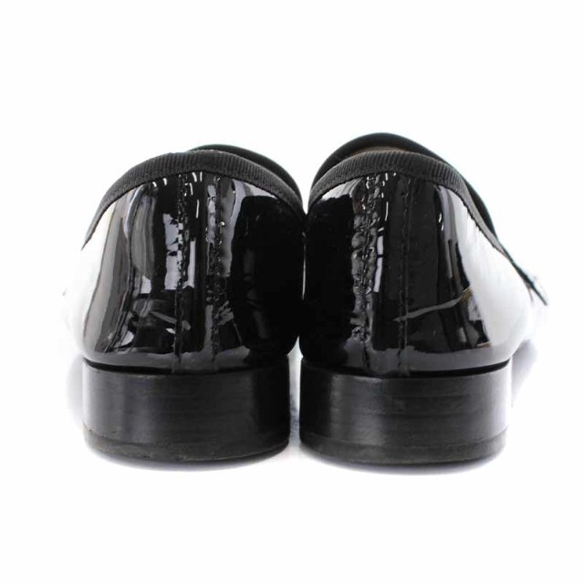 レペット Repetto エナメルシューズ フラット 38 24cm 黒 レペット Repetto エナメルシューズ フラット 38 24cm 黒