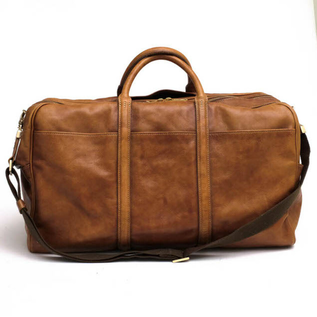 アニアリ／aniary バッグ ボストンバッグ 鞄 旅行鞄 メンズ 男性 男性用レザー 革 本革 ブラウン 茶 ANS600 2WAY  ショルダーバッグ | フリマアプリ ラクマ
