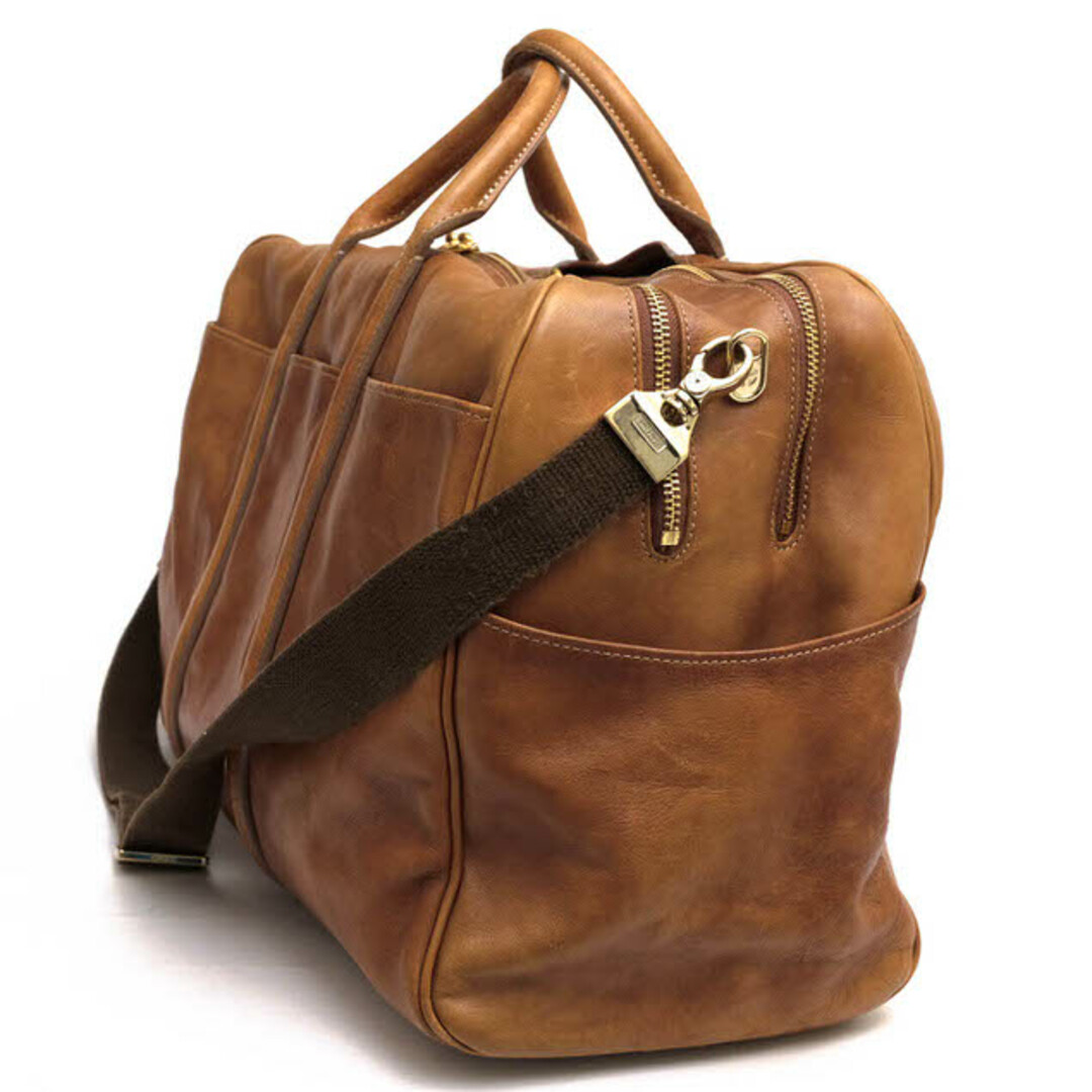 アニアリ／aniary バッグ ボストンバッグ 鞄 旅行鞄 メンズ 男性 男性用レザー 革 本革 ブラウン 茶 ANS600 2WAY ショルダーバッグ