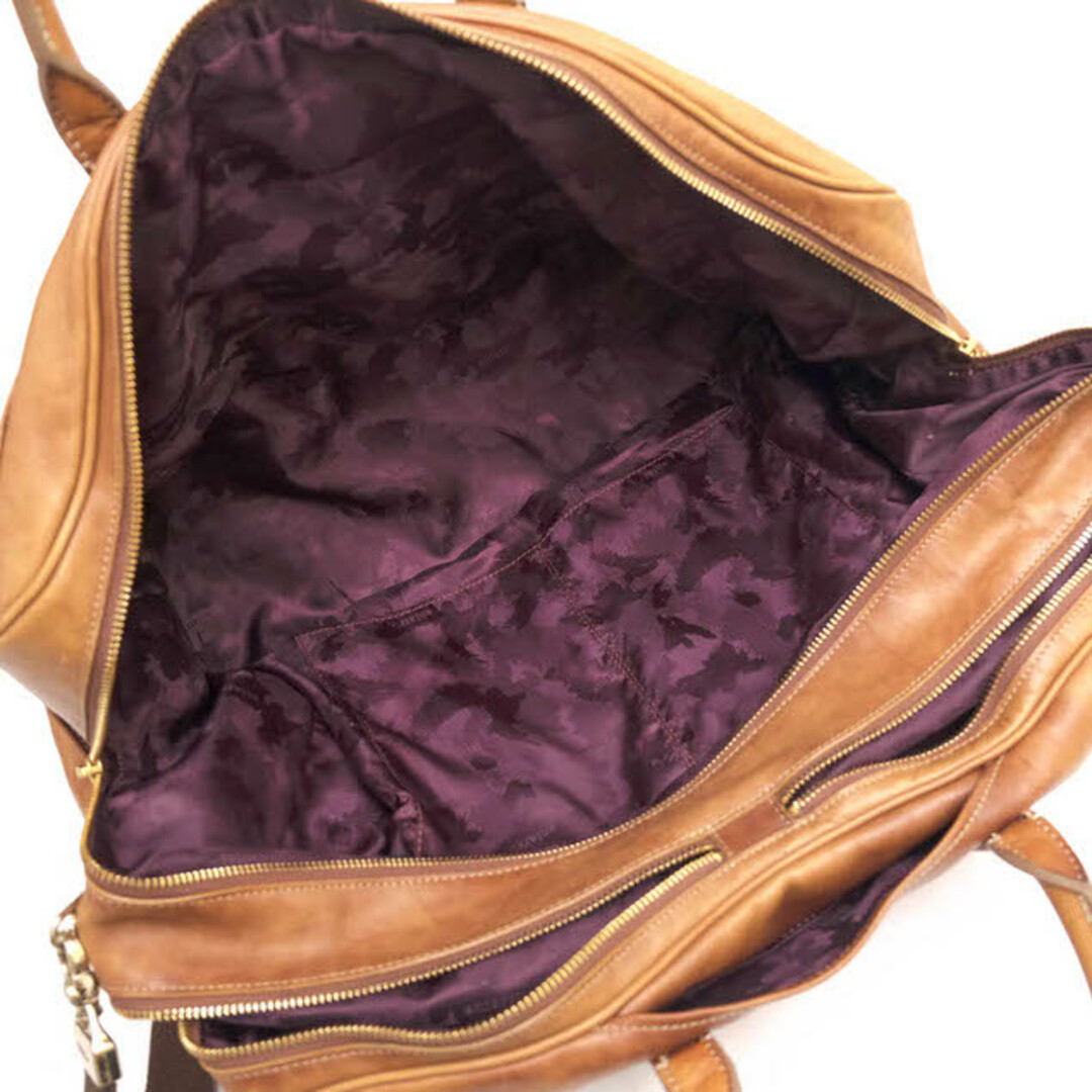 アニアリ／aniary バッグ ボストンバッグ 鞄 旅行鞄 メンズ 男性 男性用レザー 革 本革 ブラウン 茶  ANS600 2WAY ショルダーバッグ