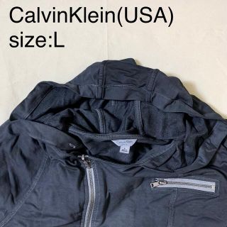 カルバンクライン(Calvin Klein)のCalvinKlein(USA)ビンテージコットンライダースジャケット(ライダースジャケット)