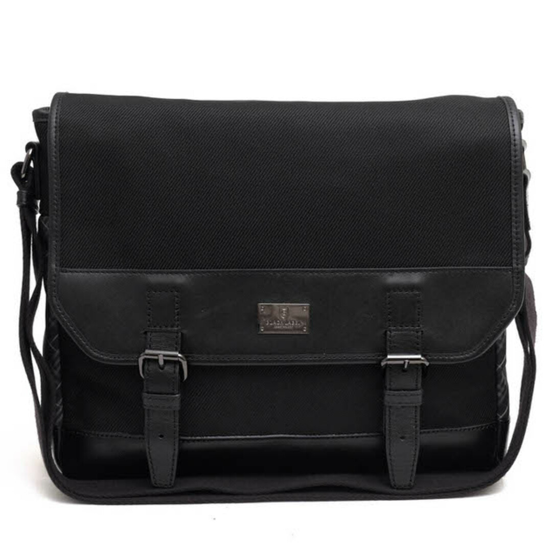 ブラックレーベル・クレストブリッジ/BLACK LABEL CRESTBRIDGE バッグ ショルダーバッグ 鞄 メンズ 男性 男性用ナイロン レザー 革 本革 ブラック 黒 フラップ式 メッセンジャーバッグ | フリマアプリ ラクマ