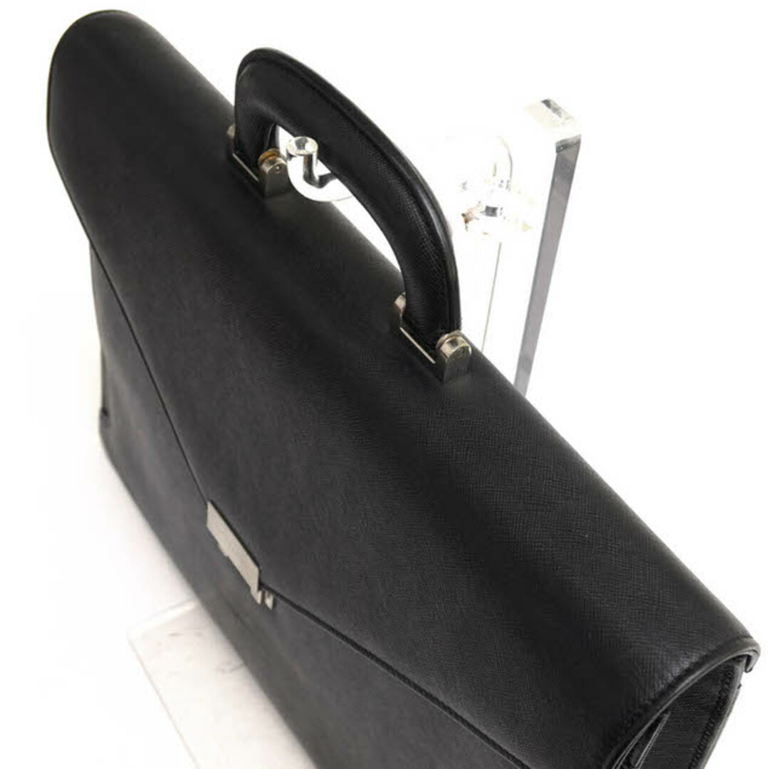 バーバリー／BURBERRY バッグ ブリーフケース ビジネスバッグ 鞄 ビジネス メンズ 男性 男性用レザー 革 本革 ブラック 黒 フラップ式