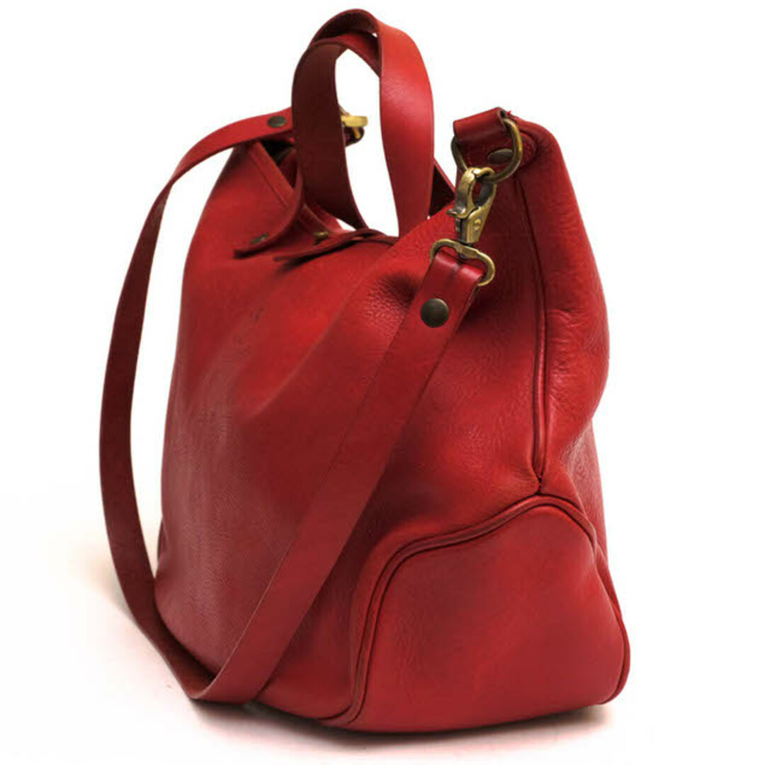 チーバ／CI-VA バッグ ショルダーバッグ 鞄 レディース 女性 女性用レザー 革 本革 レッド ブラウン 赤 茶  三日月型 シボ革 シュリンクレザー