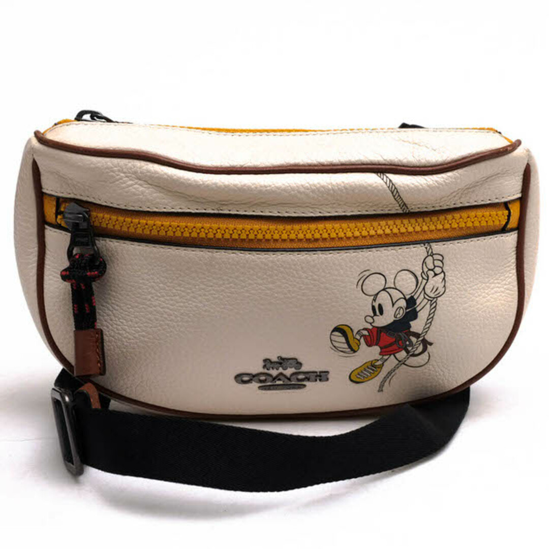 コーチ／COACH バッグ ショルダーバッグ 鞄 レディース 女性 女性用レザー 革 本革 ホワイト 白 3747 Disney Rope Vale  Belt Bag ボディバッグ | フリマアプリ ラクマ