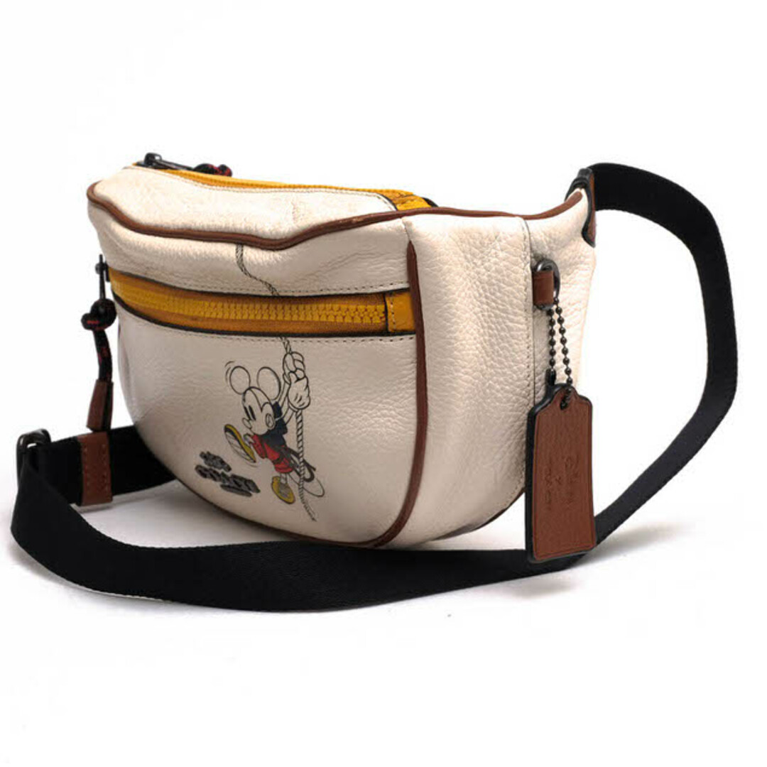 コーチ／COACH バッグ ショルダーバッグ 鞄 レディース 女性 女性用レザー 革 本革 ホワイト 白 3747 Disney Rope Vale  Belt Bag ボディバッグ