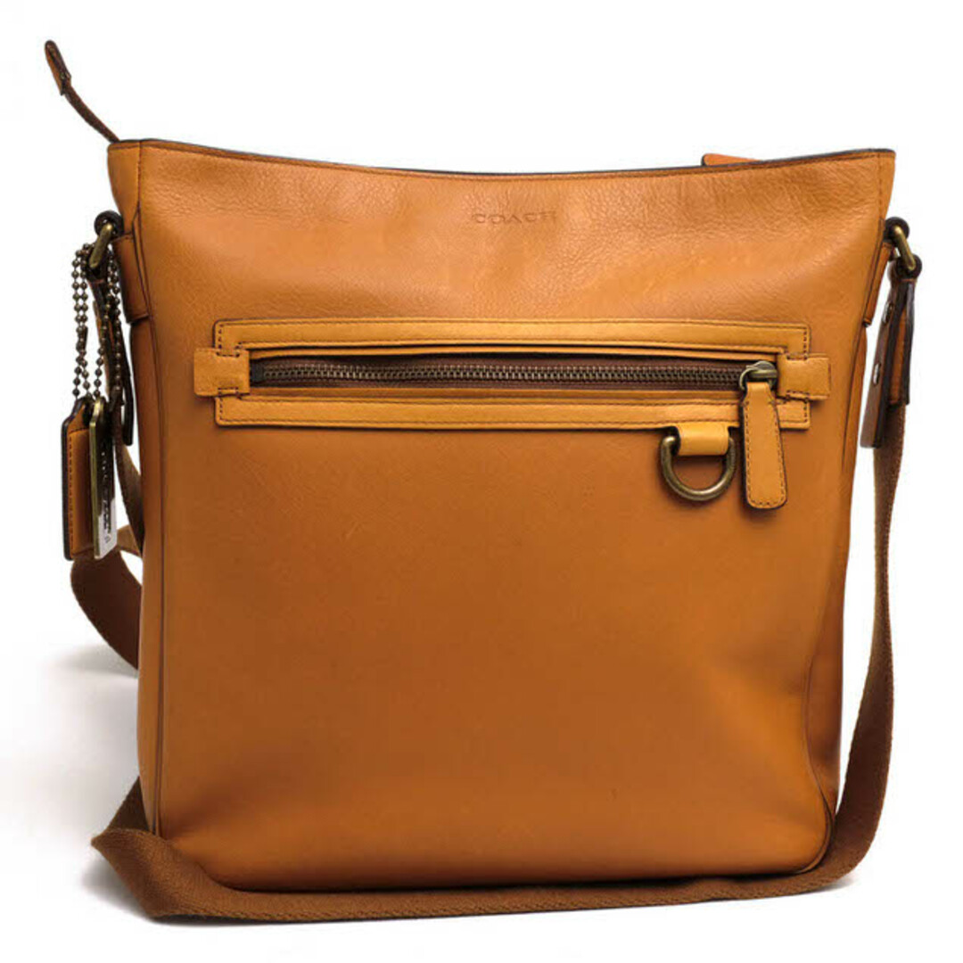 コーチ／COACH バッグ ショルダーバッグ 鞄 メンズ 男性 男性用レザー 革 本革 ベージュ  70488 Bleecker Leather Field Bag ブリーカー フィールド バッグ 定番