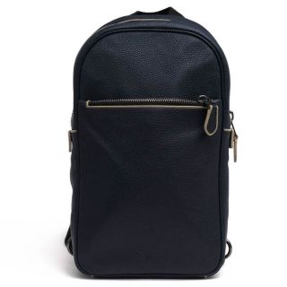 コーチ(COACH)のコーチ／COACH バッグ ショルダーバッグ 鞄 メンズ 男性 男性用レザー 革 本革 ネイビー 紺  786 Metropolitan Soft Pack ボディバッグ シボ革 シュリンクレザー(ボディーバッグ)