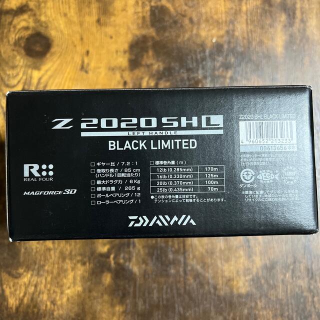 Daiwa Z 2020 SH Black LTDリール　レフトハンドル