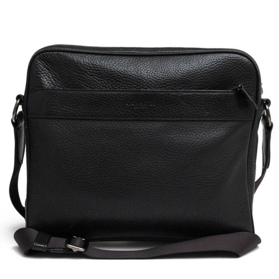 コーチ／COACH バッグ ショルダーバッグ 鞄 メンズ 男性 男性用レザー 革 本革 ブラック 黒  F24876 Charles Camera Bag チャールズ カメラ バッグ シボ革 シュリンクレザーショルダーバッグ