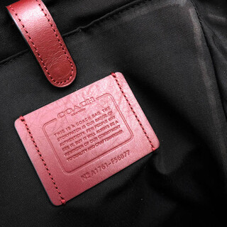 コーチ／COACH バッグ ショルダーバッグ 鞄 メンズ 男性 男性用ナイロン レザー 革 本革 レッド 赤 F56877 TERRAIN PACK  IN PERFORATED MIXED MATERIALS パフォレイテッドテレイン ミックスド マテリアル パンチング加工 ボディバッグ