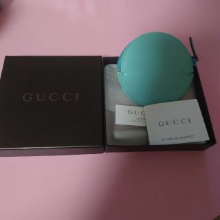 グッチ(Gucci)の綺麗色！【未使用・保管品】GUCCI　コインケース　マイクロシマ　ラウンドタイプ(コインケース)