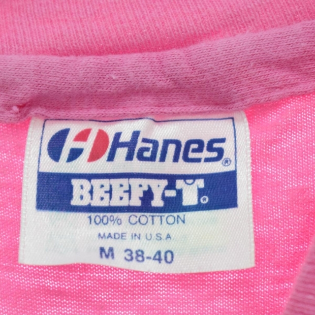 Hanes(ヘインズ)の古着 80年代 ヘインズ Hanes プリントTシャツ USA製 メンズS レディースM ヴィンテージ /eaa235401 メンズのトップス(Tシャツ/カットソー(半袖/袖なし))の商品写真