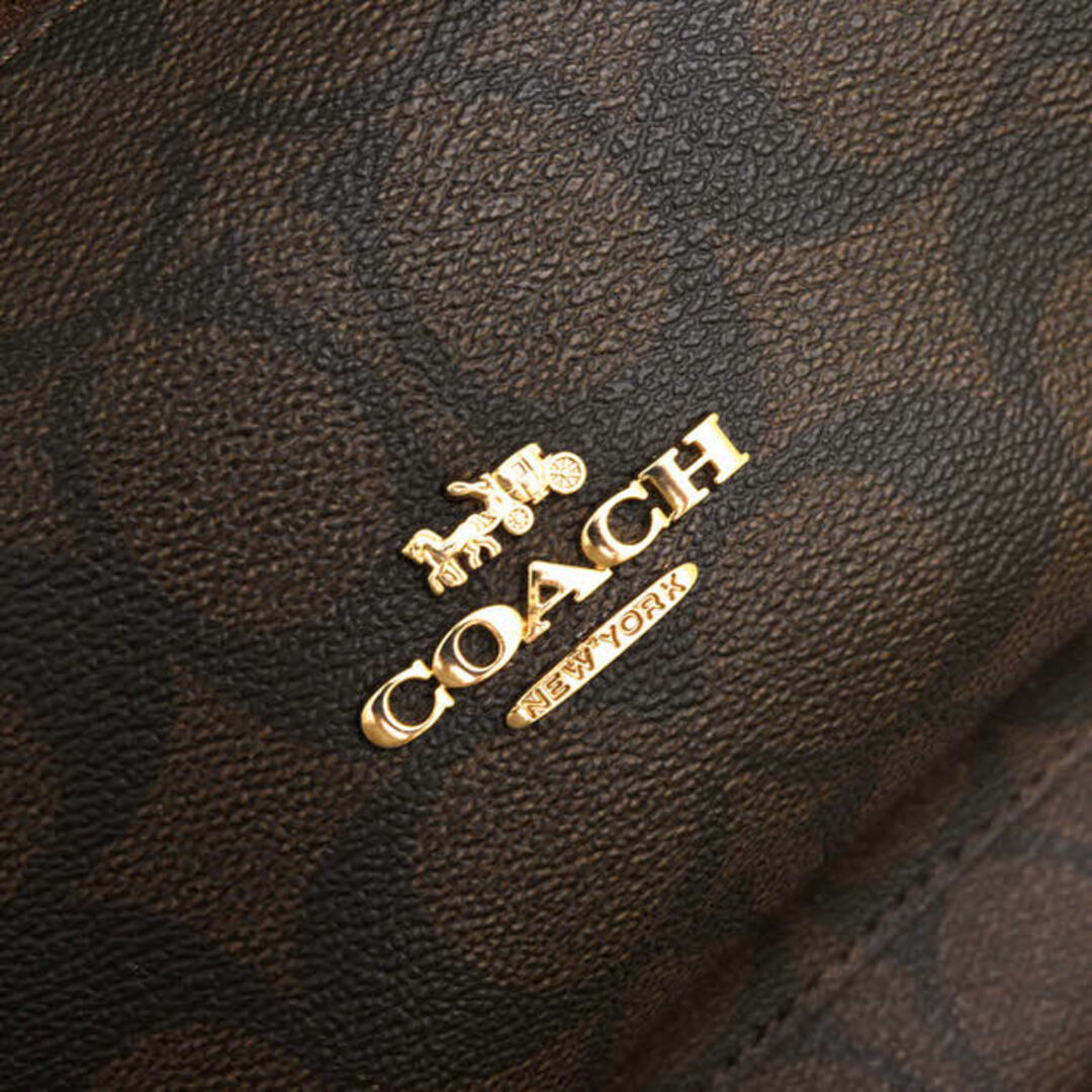 コーチ／COACH リュック バッグ バックパック レディース 女性 女性用PVC レザー 革 ブラウン 茶 F32200 SIGNATURE  BACKPA ミディアム チャーリー グネチャー ミディアム バックパック シグネチャー柄 ユニセックス 男女兼用