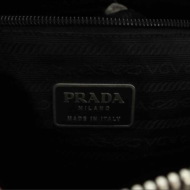 プラダ PRADA ハンドバッグ レザー ロゴ型押し 茶 ブラウン # www.uig