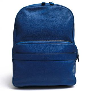 コーチ(COACH)のコーチ／COACH リュック バッグ バックパック メンズ 男性 男性用レザー 革 本革 ブルー 青  F72082 Hamilton Backpack In Pebble Leather ハミルトン シボ革 シュリンクレザー ノートPC収納可 定番(バッグパック/リュック)