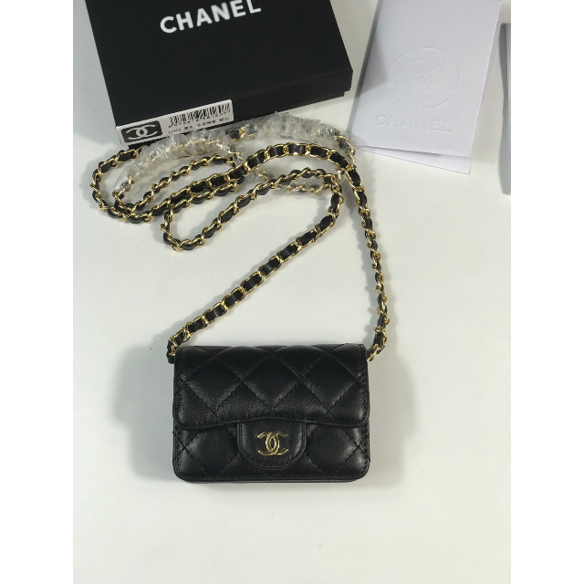 CHANEL - 美品 シャネル マトラッセ キャビアスキン ミニチェーンウォレット 財布 バッグの通販 by Gavin's shop