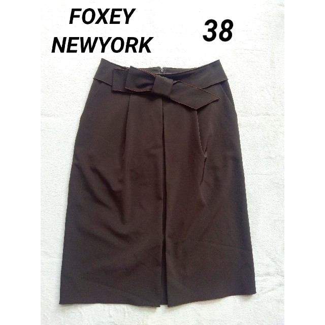 【FOXEY NEWYORK】タイトスカート リボン 38 レディース