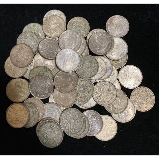 100円銀貨(稲穂・鳳凰・五輪) 70枚 まとめ(貨幣)