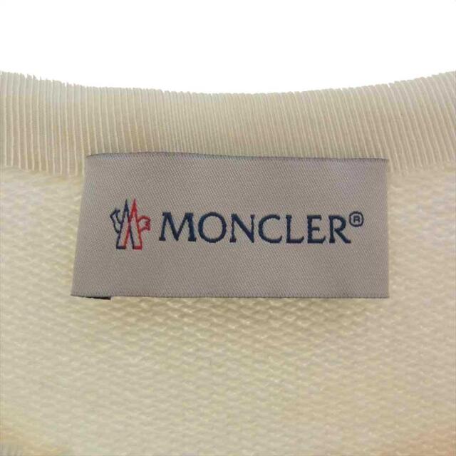 MONCLER(モンクレール)のMONCLER モンクレール カーディガン B20938495800 80449 国内正規品 MAGLIA CARDIGAN ダウン切替 袖スウェット カーディガン クリームベージュ系 M【中古】 メンズのトップス(カーディガン)の商品写真