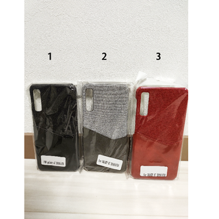 Galaxy A7 片面ケース(カード入れタイプ)２色のうち１色選択(Androidケース)