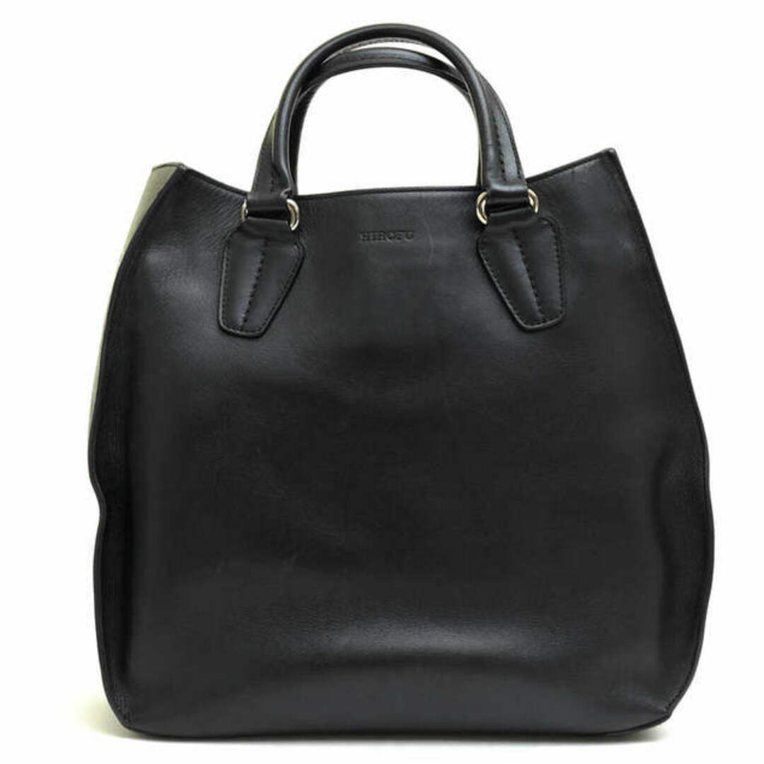 ヒロフ／HIROFU バッグ トートバッグ 鞄 ハンドバッグ レディース 女性 女性用レザー 革 本革 ブラック 黒