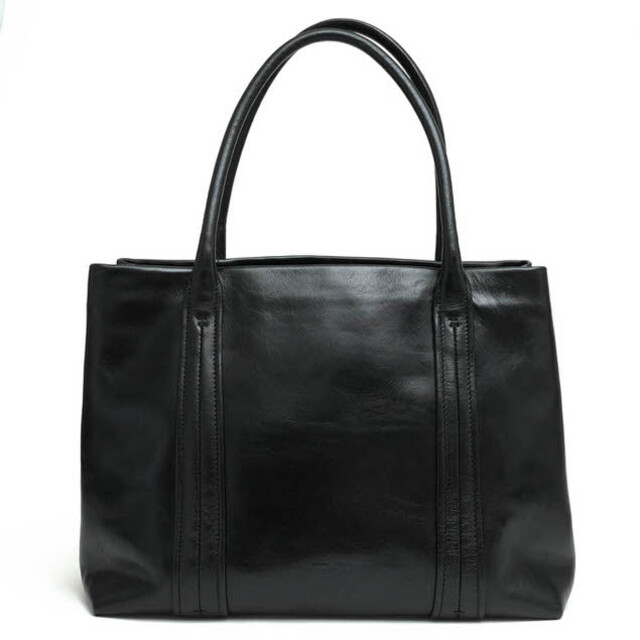 ヒロフ／HIROFU バッグ トートバッグ 鞄 ハンドバッグ レディース 女性 女性用レザー 革 本革 ブラック 黒  Hロゴ
