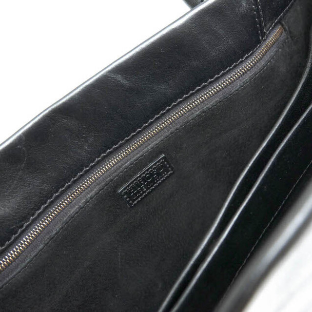 ヒロフ／HIROFU バッグ トートバッグ 鞄 ハンドバッグ レディース 女性 女性用レザー 革 本革 ブラック 黒  Hロゴ