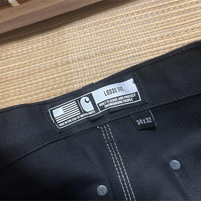 carhartt(カーハート)のCARHATT DOUBLE FRONT WORK DUNGAREE ダブルニー メンズのパンツ(ワークパンツ/カーゴパンツ)の商品写真