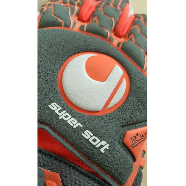 uhlsport(ウールシュポルト)の７号ウールシュポルトUhlsportスーパーソフトハーフネガティブ　エアロレッド スポーツ/アウトドアのサッカー/フットサル(その他)の商品写真