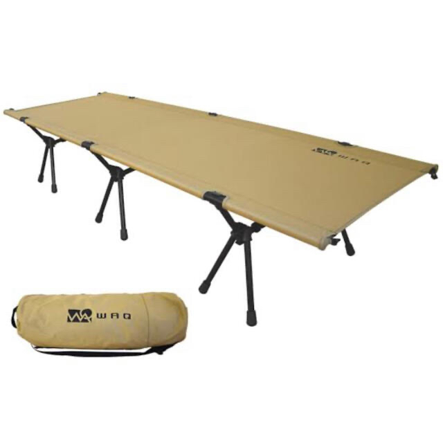 新品未開封】WAQ 2way WIDE COT ワイドコット タンカラー-