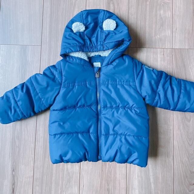 babyGAP(ベビーギャップ)のGAP  中綿くま耳アウター　80cm キッズ/ベビー/マタニティのキッズ服男の子用(90cm~)(ジャケット/上着)の商品写真