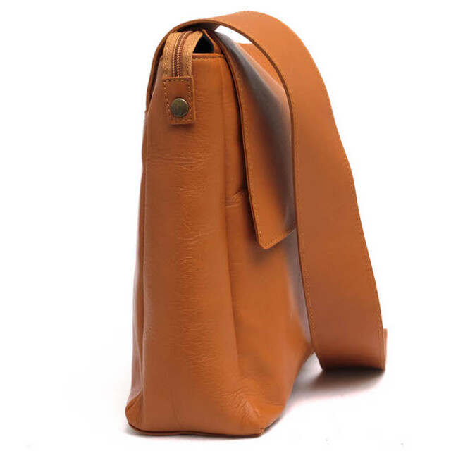 マザーハウス／ バッグ ショルダーバッグ 鞄 メンズ 男性 男性用レザー 革 本革 ブラウン 茶  ザダン フラップ式 メッセンジャーバッグ