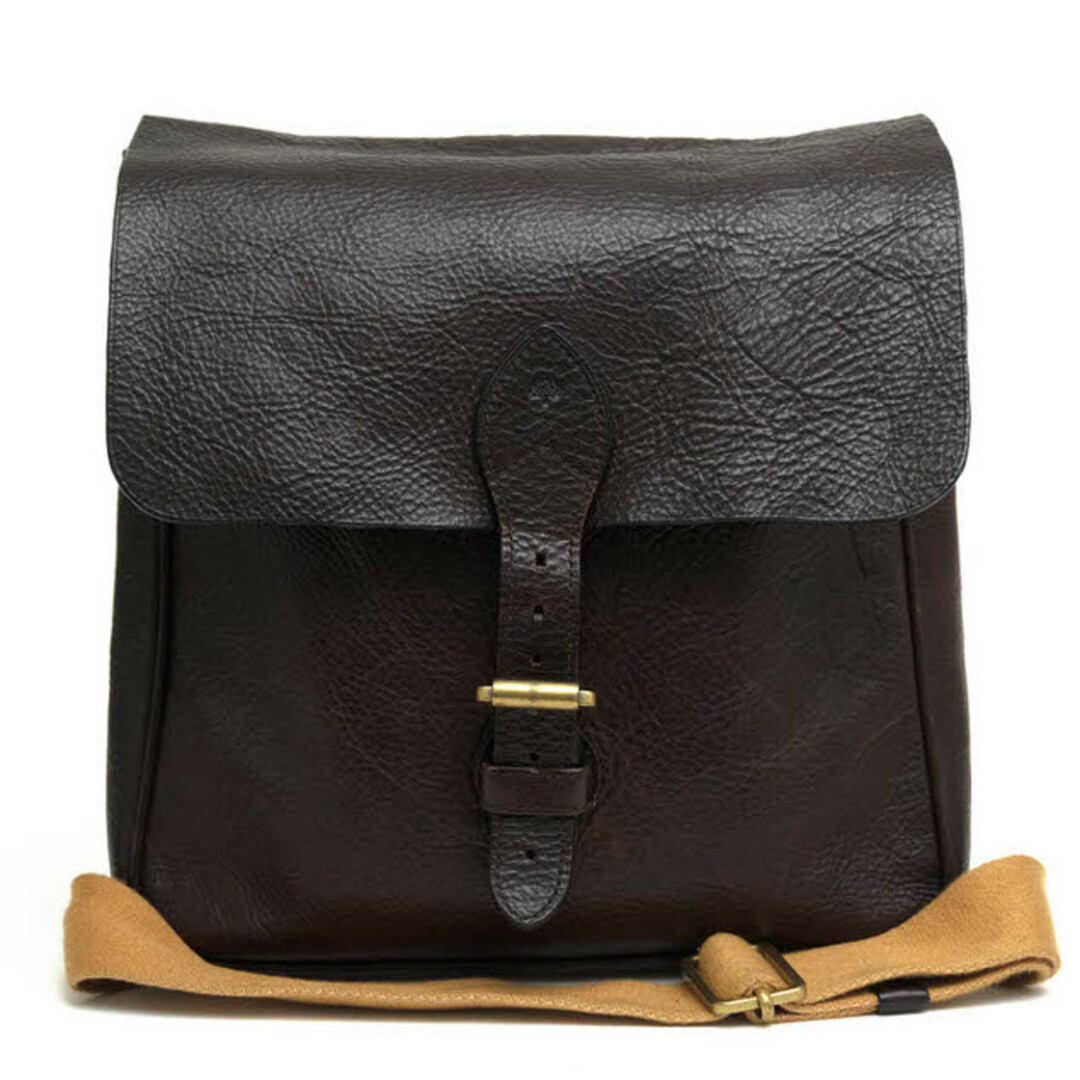 マルベリー/MULBERRY バッグ ショルダーバッグ 鞄 メンズ 男性 男性用レザー 革 本革 ダークブラウン 茶 ブラウン クロスボディバッグ ユニセックス 男女兼用 シボ革 シュリンクレザー | フリマアプリ ラクマ