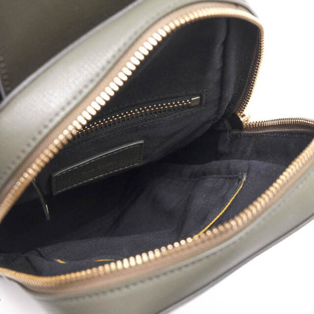 ポールスミス/Paul Smith バッグ ショルダーバッグ 鞄 メンズ 男性 男性用レザー 革 本革 オリーブ カーキ PSN791 カラーブロック ボディバッグ シボ革 シュリンクレザー