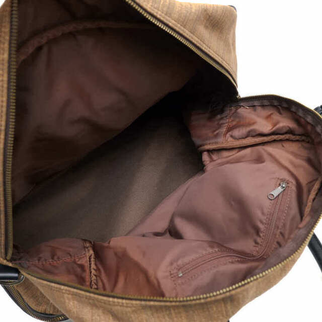 ポールスミス／Paul Smith バッグ ボストンバッグ 鞄 旅行鞄 メンズ 男性 男性用コットン 綿 キャンバス レザー 革 ブラウン 茶
