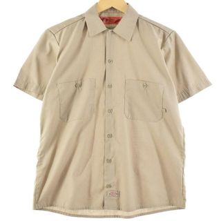 ディッキーズ(Dickies)の古着 ディッキーズ Dickies 半袖 ワークシャツ メンズM /eaa257152(シャツ)