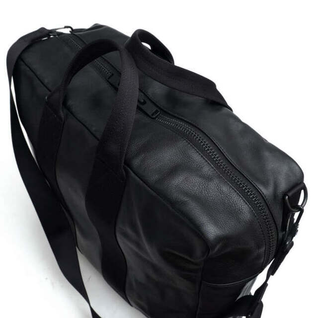 ポーター 吉田カバン/PORTER バッグ ボストンバッグ 鞄 旅行鞄 メンズ 男性 男性用レザー 革 本革 ブラック 黒 190-02020 BASE BOSTON BAG ベース 2WAY ショルダーバッグ シボ革 シュリンクレザー