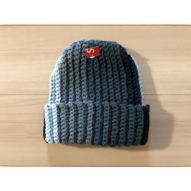 Burberry【新品タグ付】supreme Gradient Crochet Beanie 黒