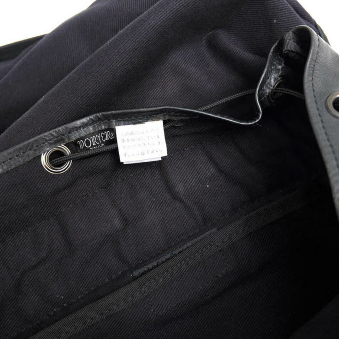 ポーター 吉田カバン/PORTER リュック バッグ バックパック メンズ 男性 男性用レザー 革 本革 ブラック 黒 023-03760 ALOOF RUCKSACK アルーフ
