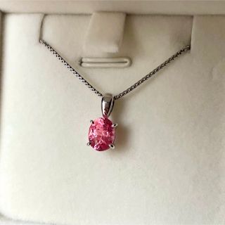 天然ロードクロサイト　1.45ct ネックレス(ネックレス)